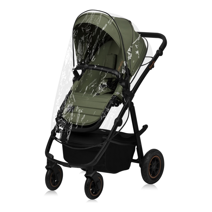 Lionelo - Yhdistelmävaunut 3-in-1 AMBER PLUS Green Forest