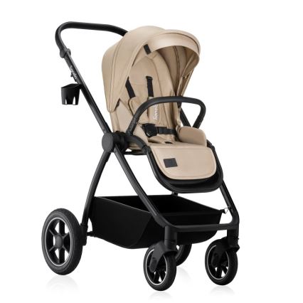Lionelo - Yhdistelmävaunut 3-in-1 MERIL Beige Sand