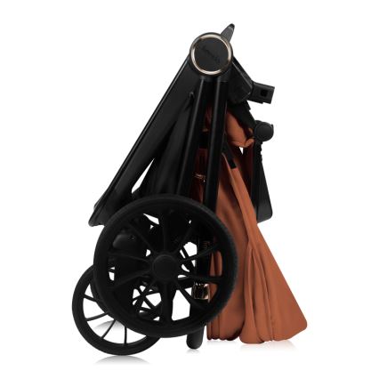 Lionelo - yhdistelmävaunut 3-in-1 MIKA PLUS Brown Rust