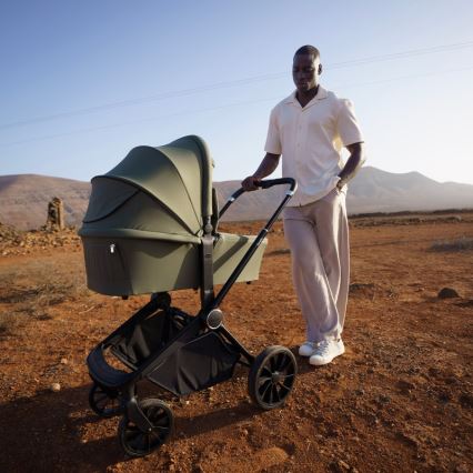 Lionelo - Yhdistelmävaunut 3-in-1 MIKA PLUS oliivinvihreä