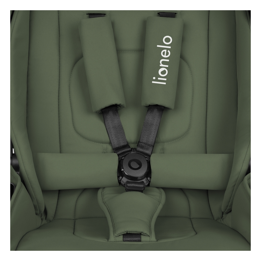 Lionelo - Yhdistelmävaunut 3-in-1 MIKA PLUS oliivinvihreä