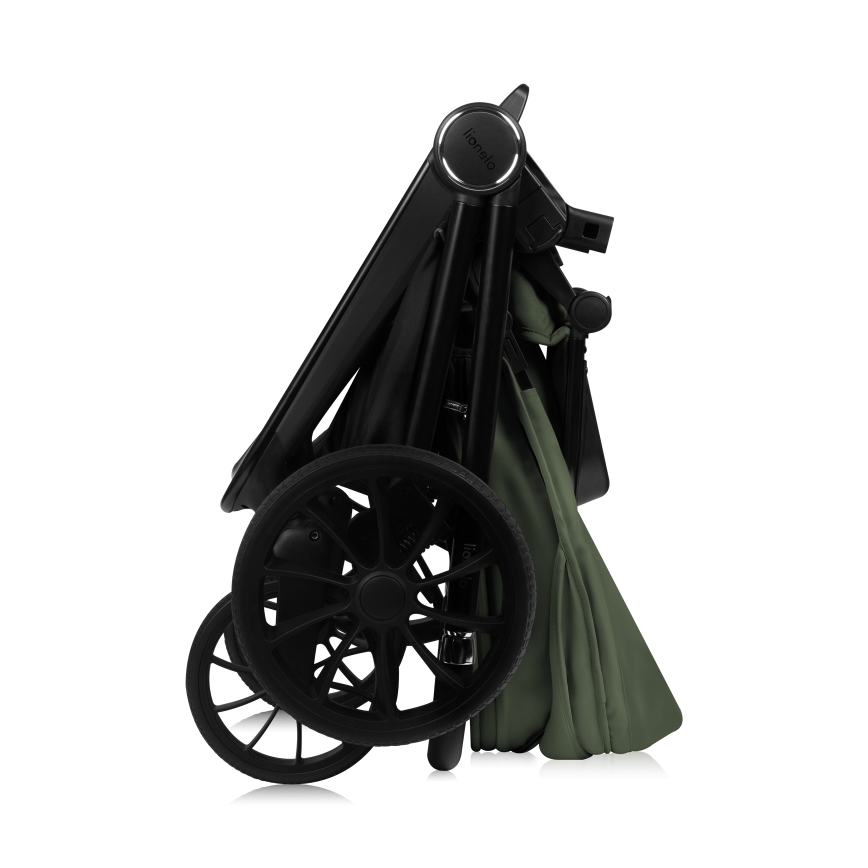 Lionelo - Yhdistelmävaunut 3-in-1 MIKA PLUS oliivinvihreä