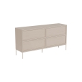 Lipasto ALIN 157x40 cm taupe