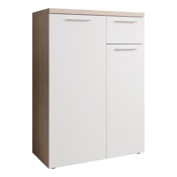 Lipasto BRUNO sonoma-tammi/valkoinen