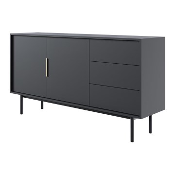 Lipasto ELI 154x82x39 cm musta