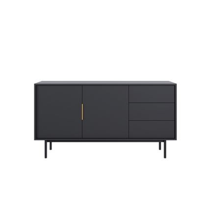 Lipasto ELI 154x82x39 cm musta