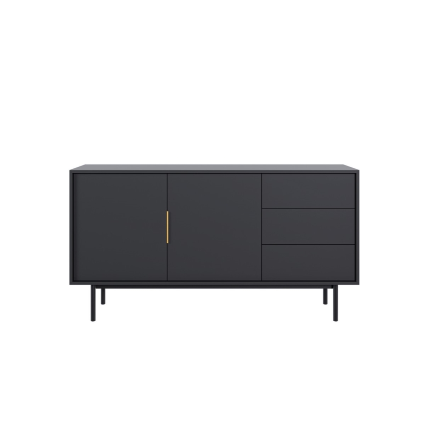 Lipasto ELI 154x82x39 cm musta