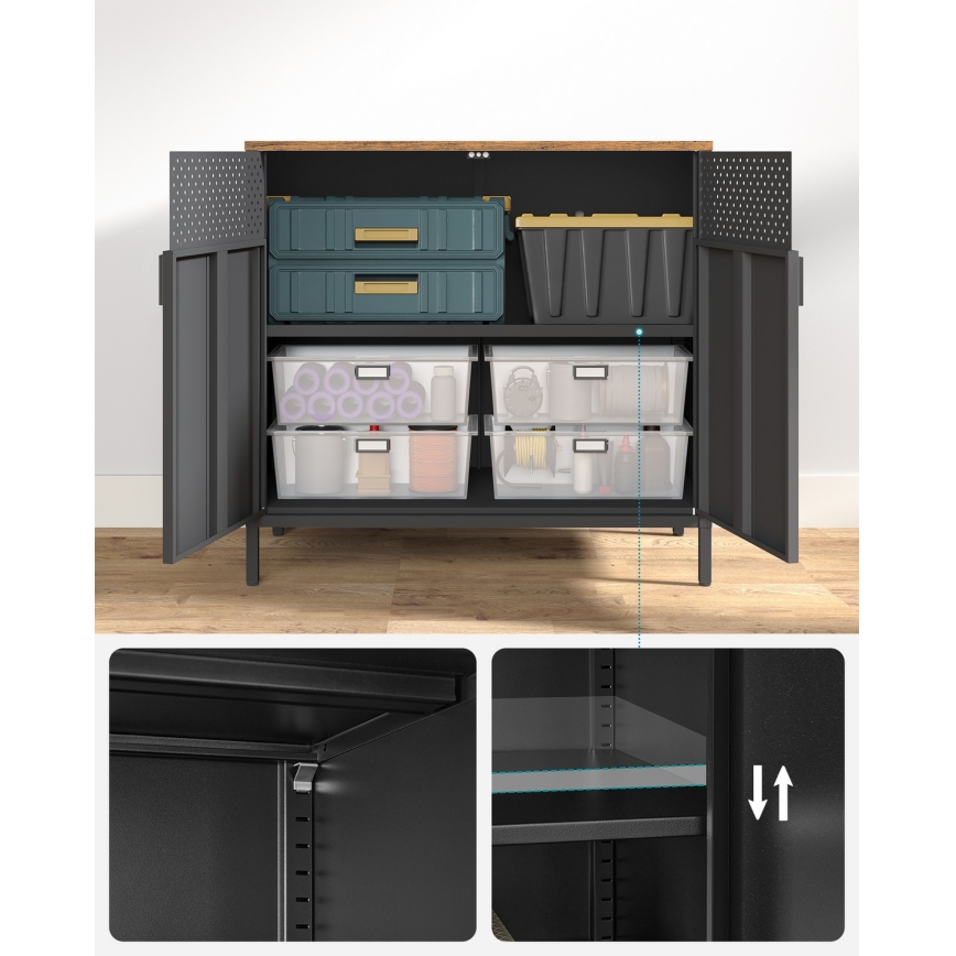 Lipasto FIRA musta/ruskea