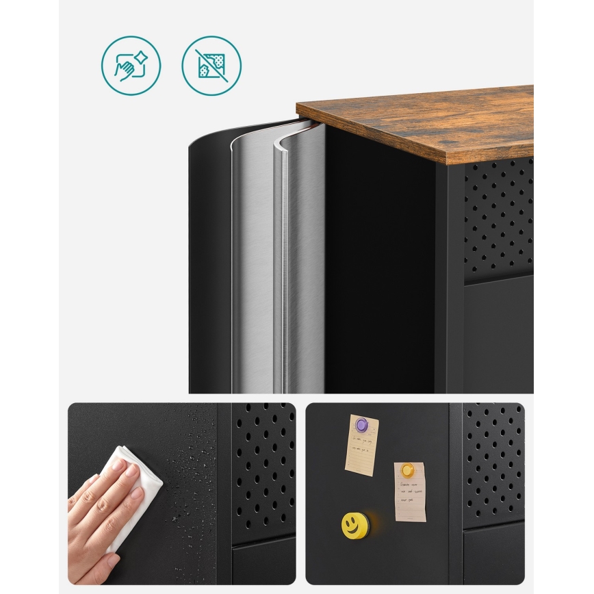 Lipasto FIRA musta/ruskea