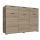 Lipasto HOPE 120x78x35 cm sonoma-tammi