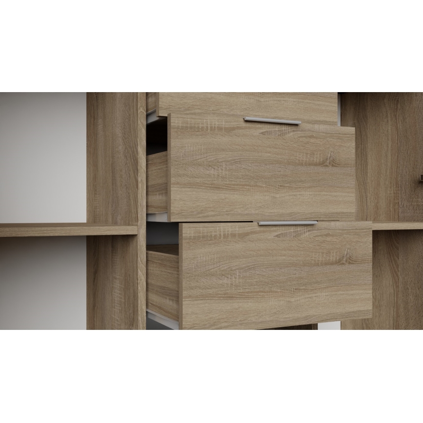 Lipasto HOPE 120x78x35 sonoma-tammi