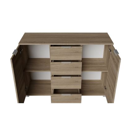 Lipasto HOPE 120x78x35 sonoma-tammi