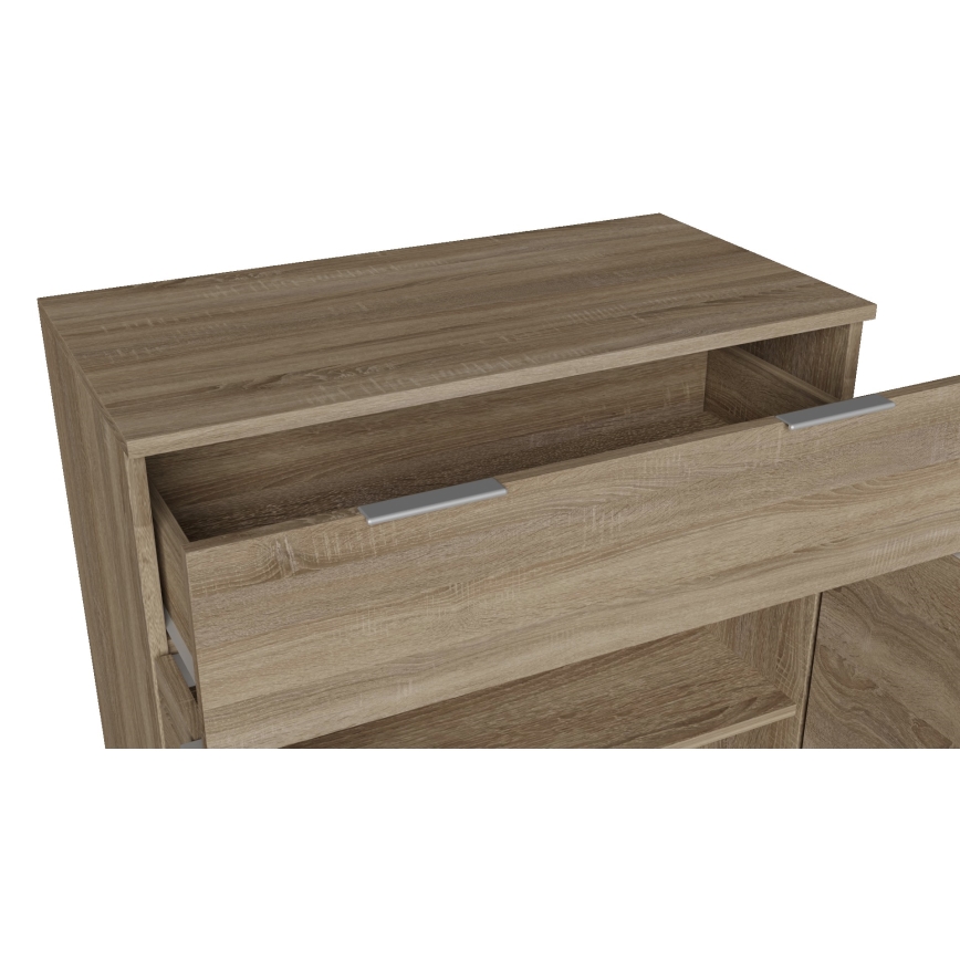 Lipasto HOPE 80x78x35 cm sonoma-tammi