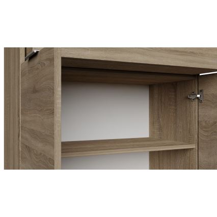 Lipasto HOPE 80x78x35 cm sonoma-tammi