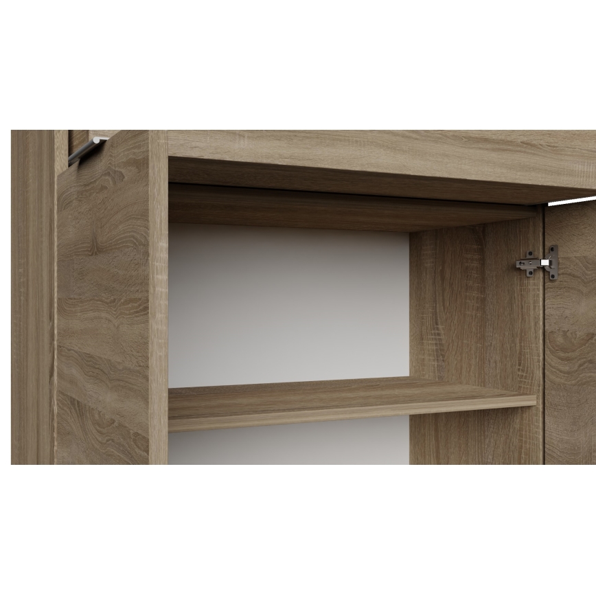 Lipasto HOPE 80x78x35 cm sonoma-tammi