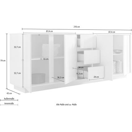 Lipasto IDEA, valkoinen