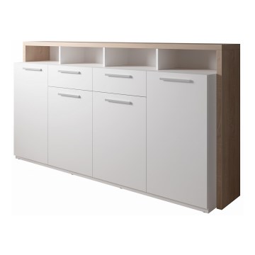 Lipasto LEBY sonoma-tammi/valkoinen