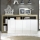Lipasto LENOR 184 x 93 x 42 cm, valkoinen/vaalea tammi