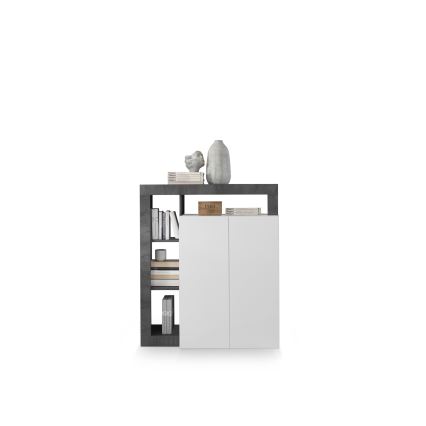 Lipasto LENOR valkoinen/antrasiitti