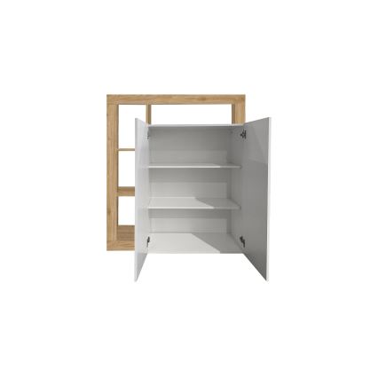 Lipasto LENOR valkoinen/ruskea