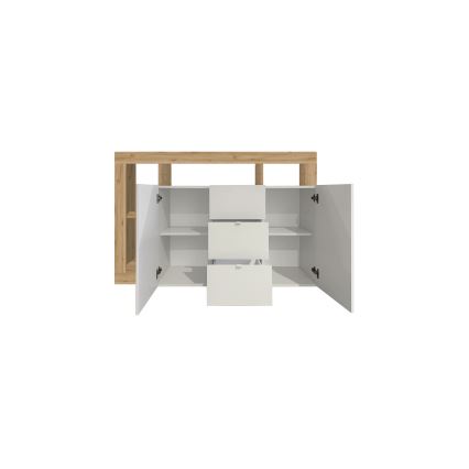 Lipasto LENOR valkoinen/ruskea