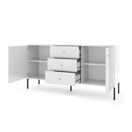 Lipasto LUE valkoinen/musta