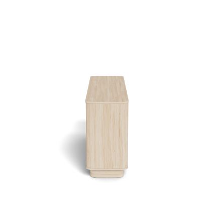 Lipasto MADERA 160x75 cm valkoinen tammi