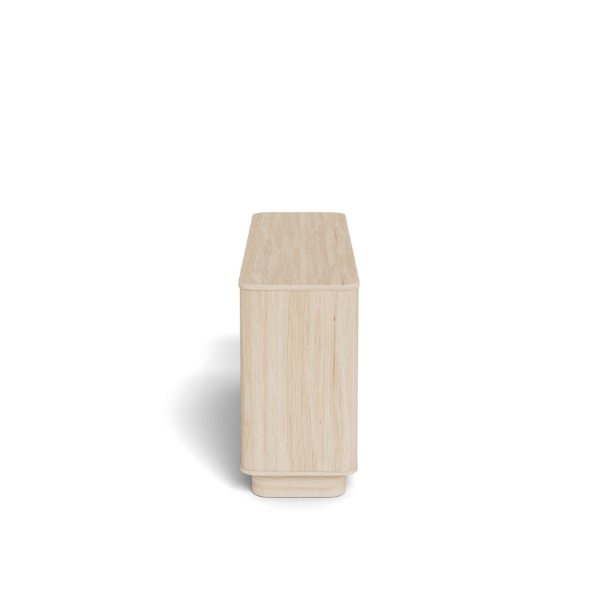 Lipasto MADERA 160x75 cm valkoinen tammi