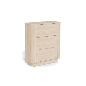 Lipasto MADERA 90x107 cm valkoinen tammi