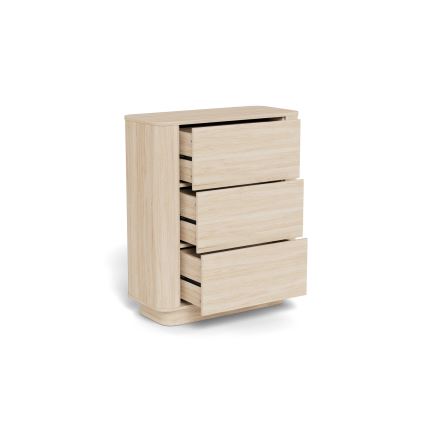 Lipasto MADERA 90x107 cm valkoinen tammi