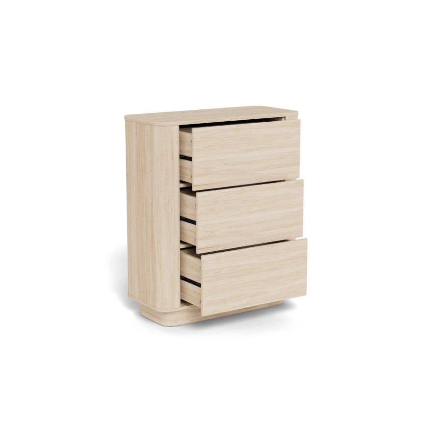 Lipasto MADERA 90x107 cm valkoinen tammi