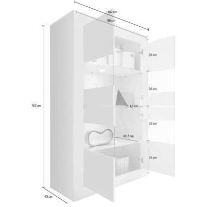 Lipasto NERILA valkoinen