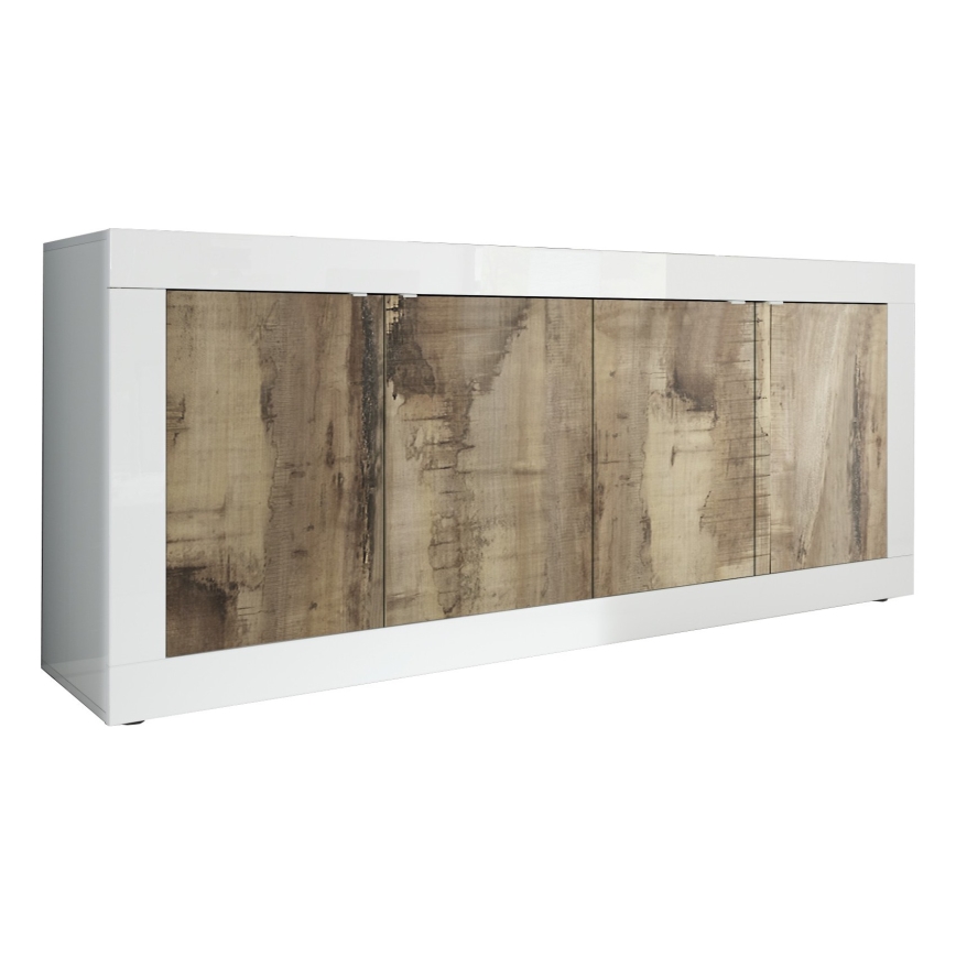 Lipasto NERILA valkoinen/ruskea