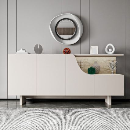 Lipasto ORBIS 180x40 cm kerma/beige