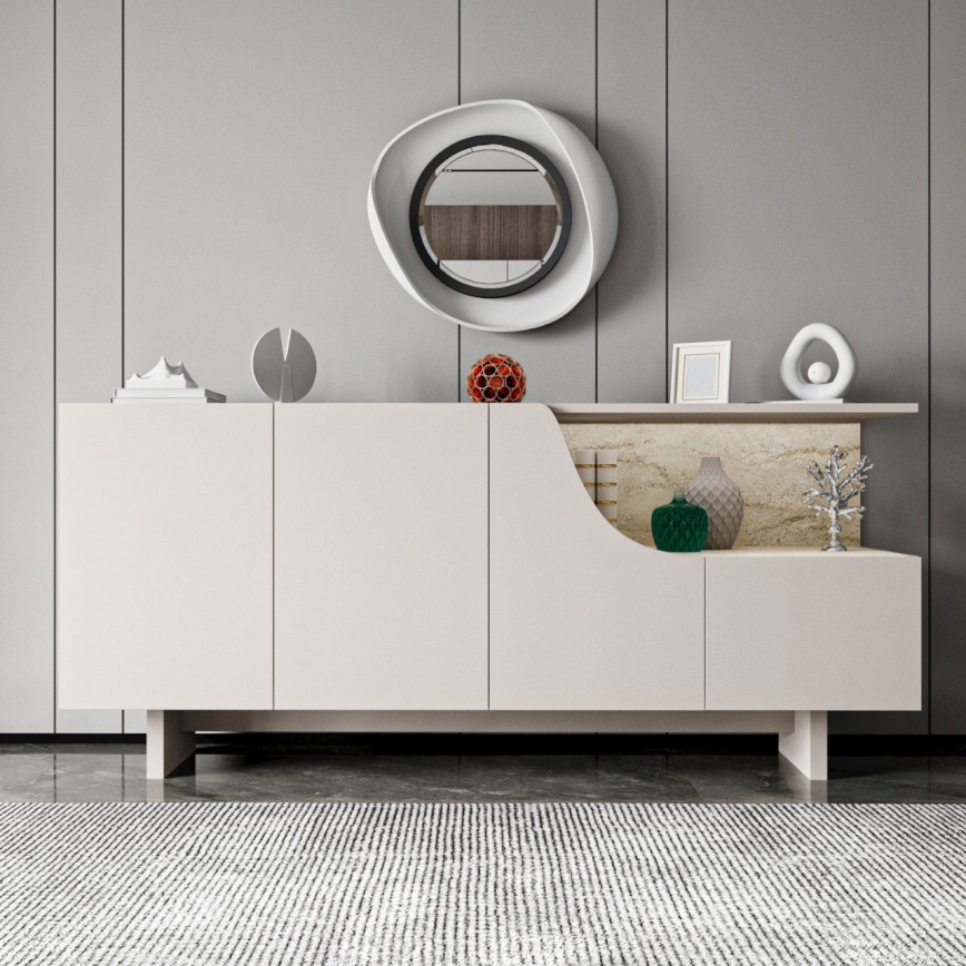Lipasto ORBIS 180x40 cm kerma/beige