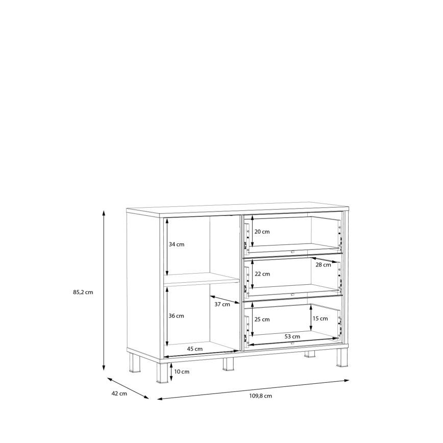 Lipasto OREN ruskea/musta