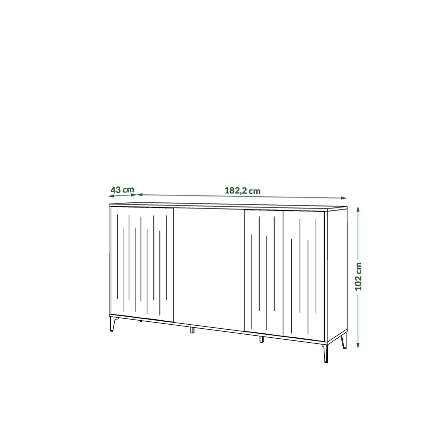 Lipasto RONJA taupe/musta