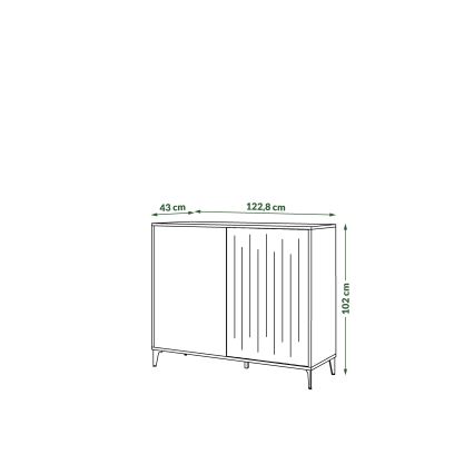 Lipasto RONJA taupe/musta