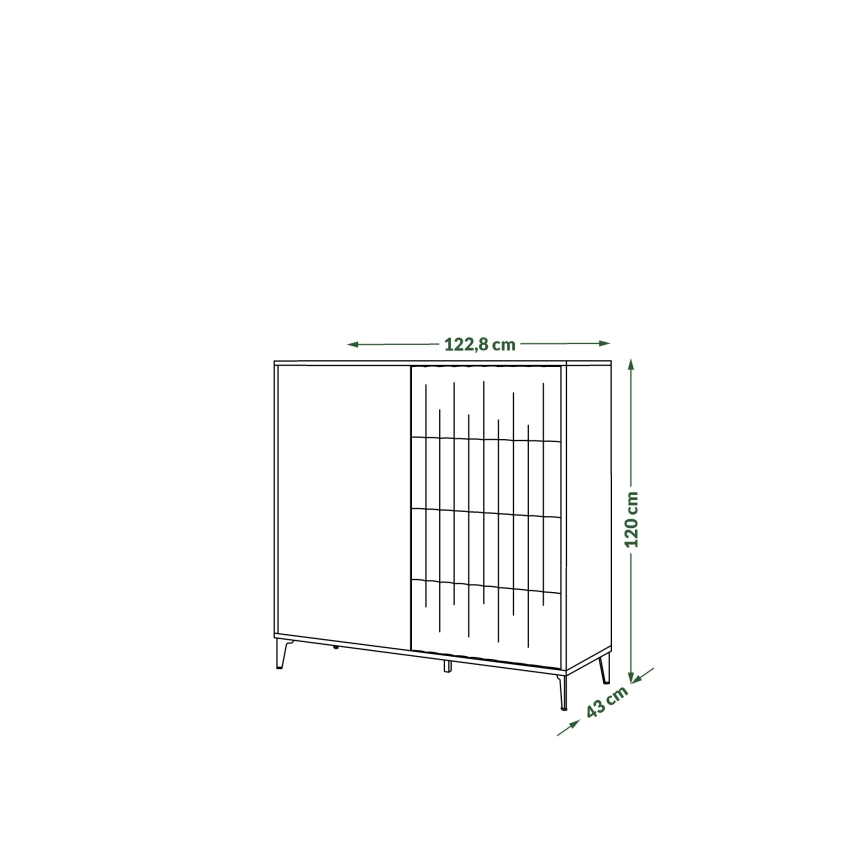 Laatikosto RONJA taupe/musta