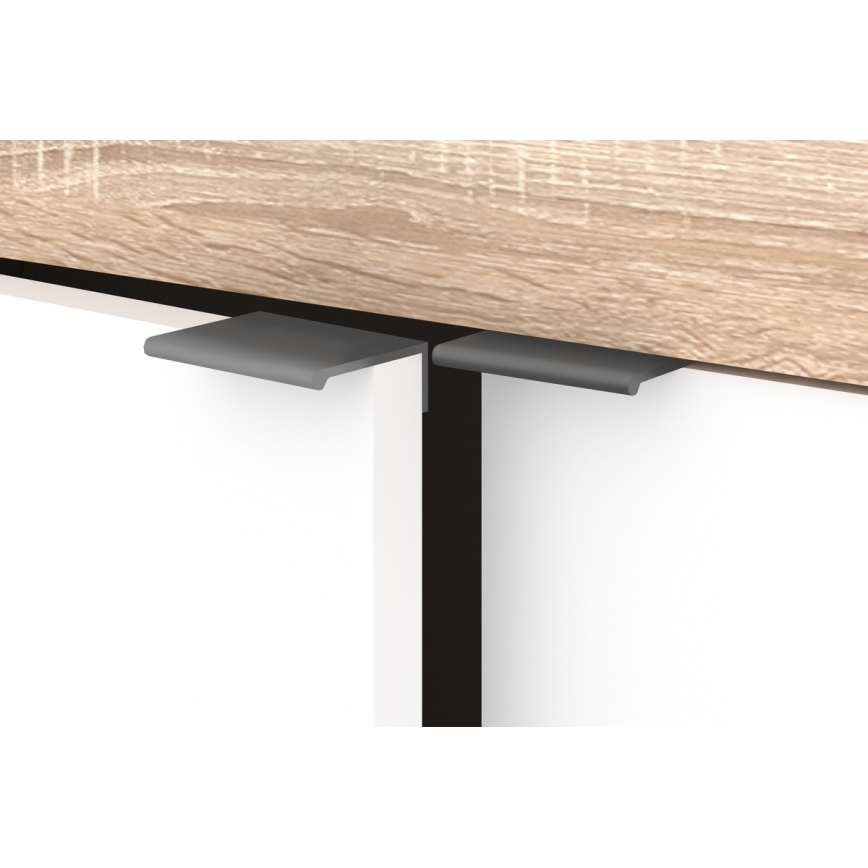 Lipasto RUNEA sonoma-tammi/valkoinen