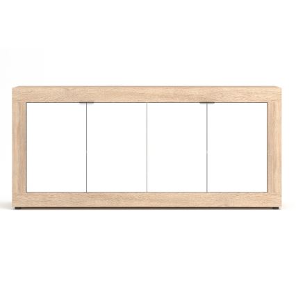 Lipasto RUNEA sonoma-tammi/valkoinen