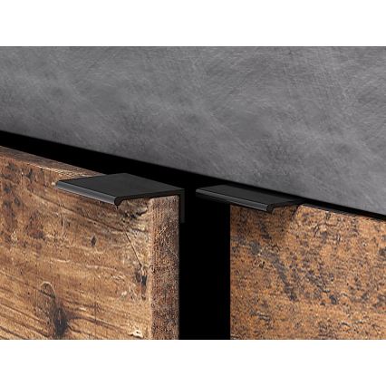 Lipasto RUNEA, tummanruskea/antrasiitti