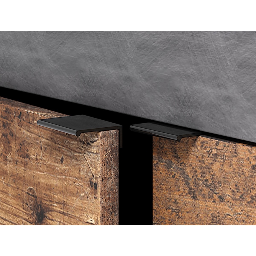 Lipasto RUNEA, tummanruskea/antrasiitti