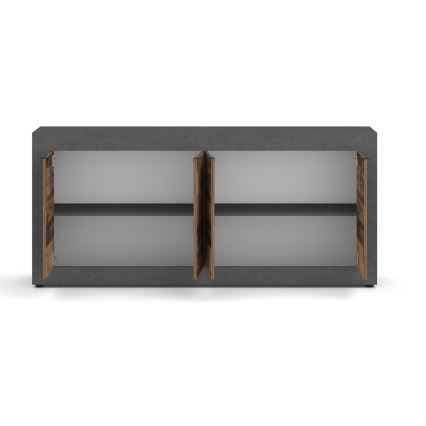 Lipasto RUNEA, tummanruskea/antrasiitti