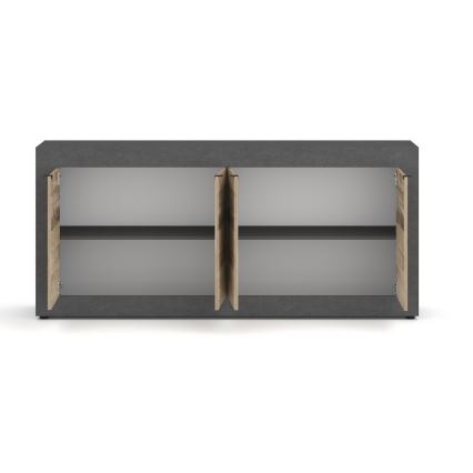 Lipasto RUNEA vaaleanruskea/antrasiitti