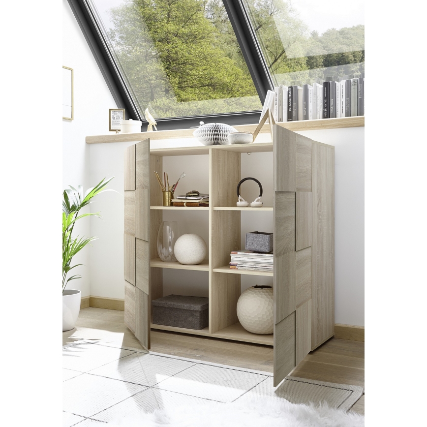 Lipasto SERIAN sonoma-tammi