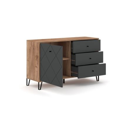 Lipasto SULA craft-tammi/musta