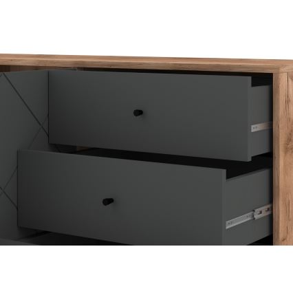 Lipasto SULA craft-tammi/musta