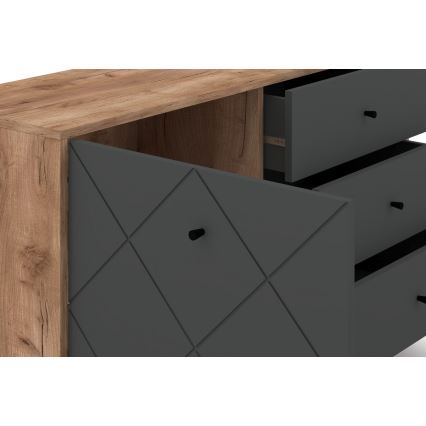 Lipasto SULA craft-tammi/musta