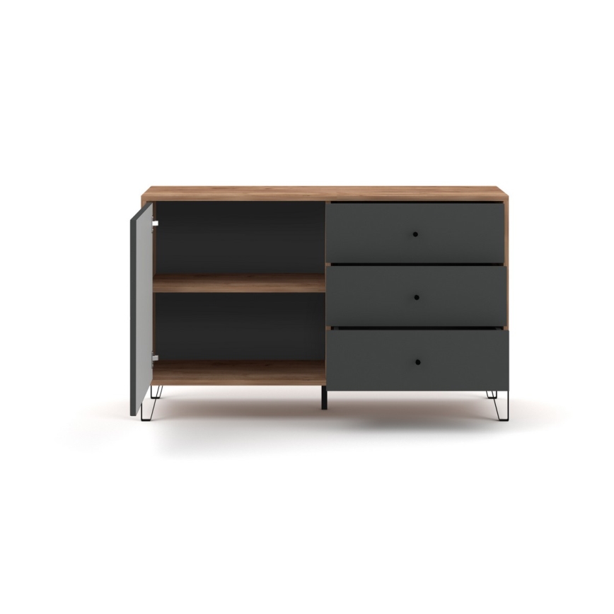 Lipasto SULA craft-tammi/musta